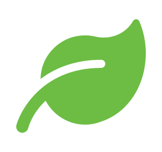 Green leaf icon