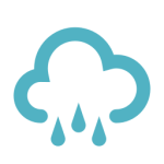 rain cloud icon