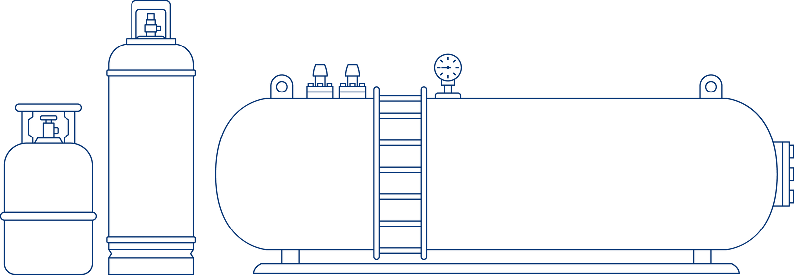 tank sizes diagram